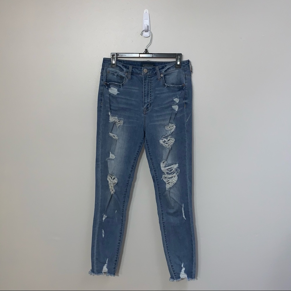 AEROPOSTALE super high rise ankle jegging